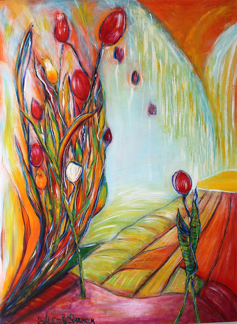 Speaking of tulips_1.1mb Acrylic on linen_2020__40 1_4x30 1_4 jpg